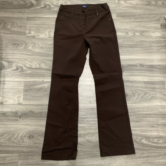 Bell bottoms wide leg pants with stretch work pants - Picture 1 of 4